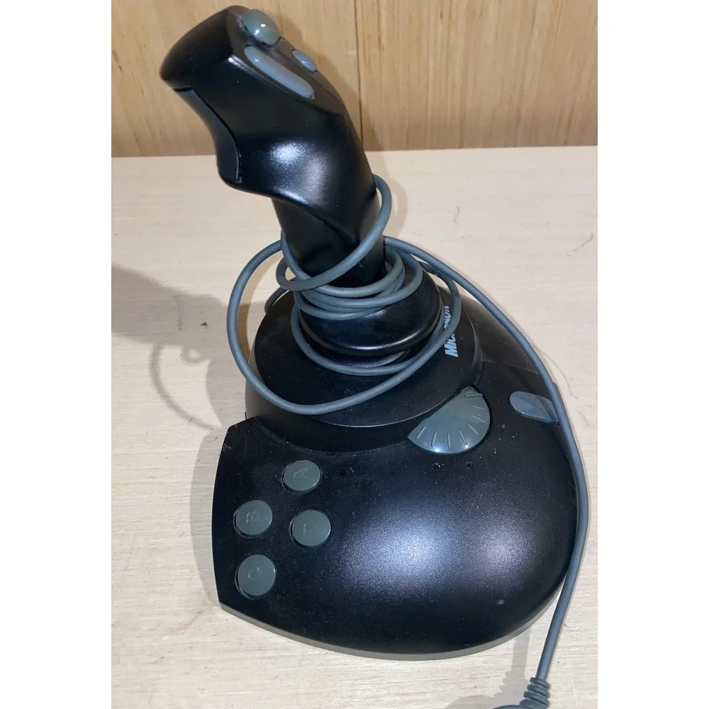 Microsoft Sidewinder 3D Pro Plus PC Flight Stick Joystick Controller